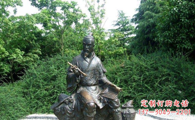 合肥传统风情渔翁铜雕