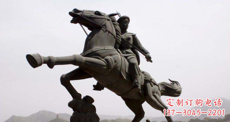 合肥西方风格骑马雕塑