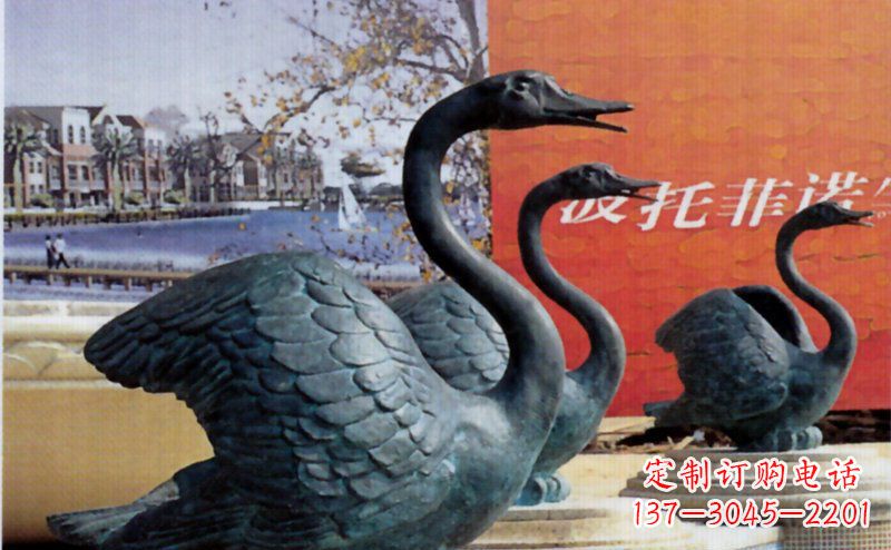 合肥优质青铜天鹅雕塑