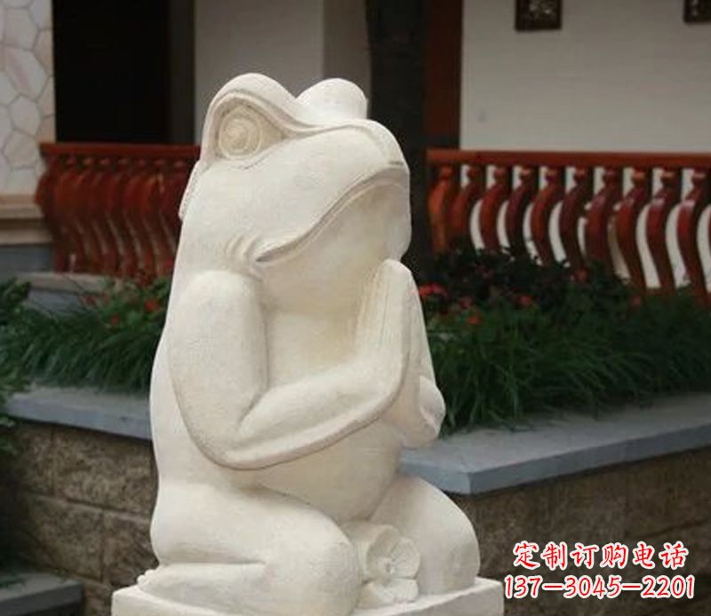 合肥中领雕塑精美绝伦的青蛙石雕