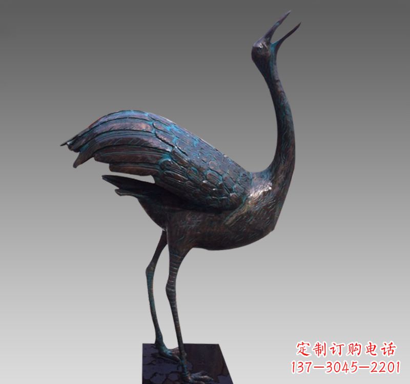 合肥青铜雕刻仙鹤翱翔