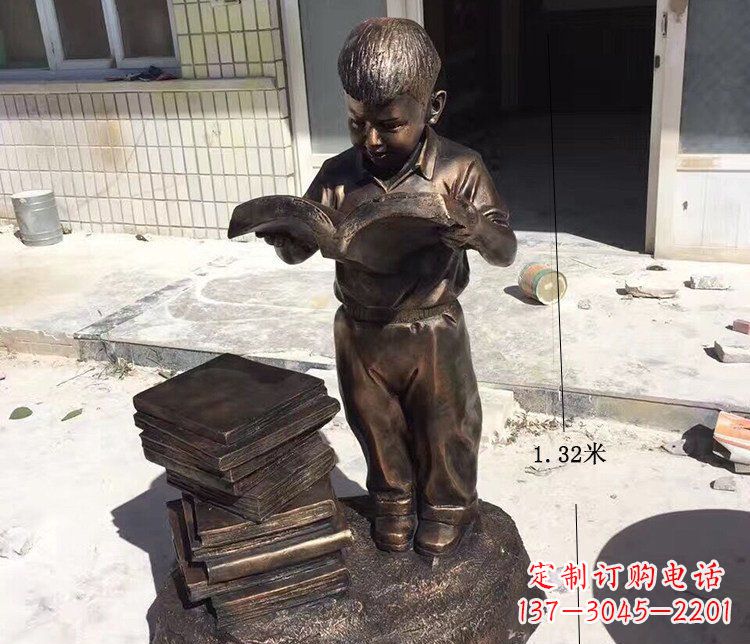 合肥杰出的小孩铜雕