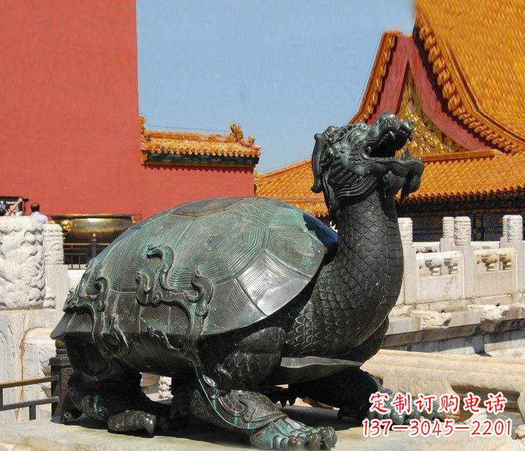 合肥精美铜雕龙龟,给你公园独特色彩