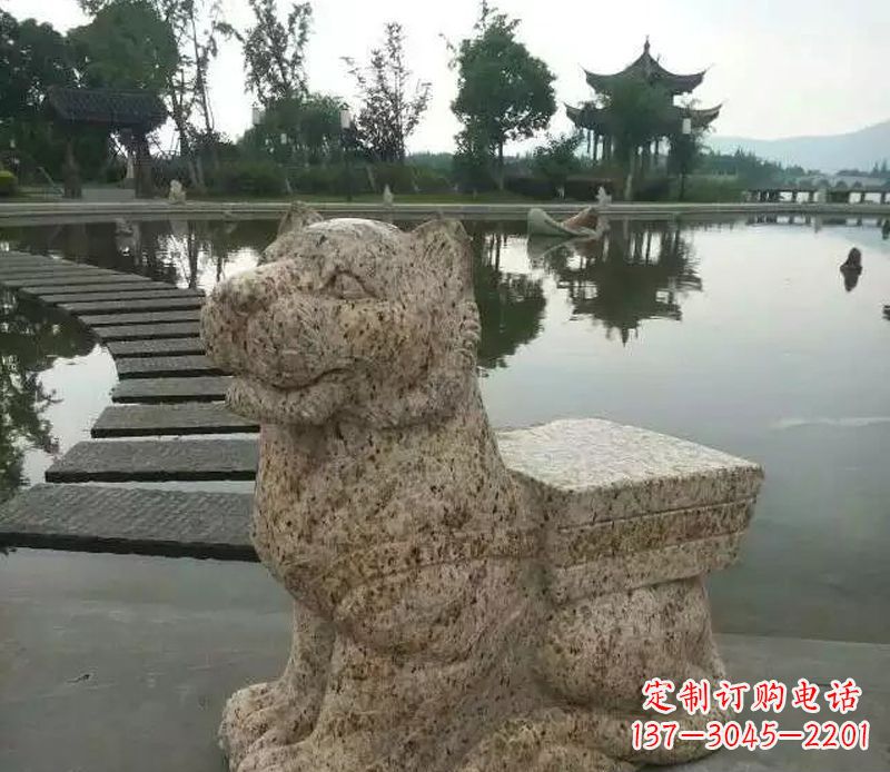 合肥中领雕塑—十二生肖石虎雕塑