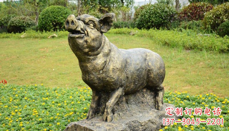 合肥公园十二生肖铜雕