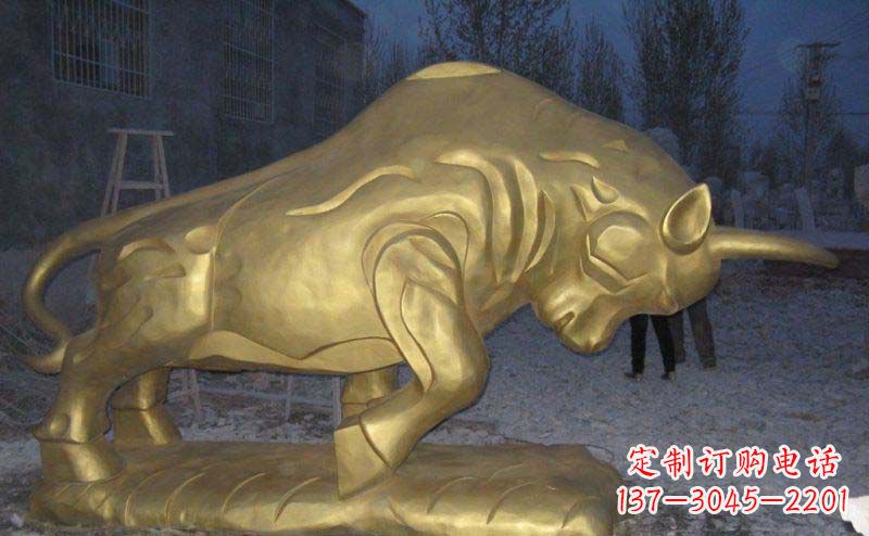 合肥拓荒牛铜雕—瑰丽壮观的动物雕塑
