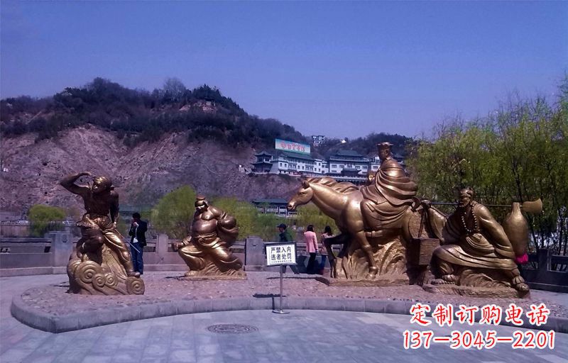 合肥精美铜雕唐僧师徒小品