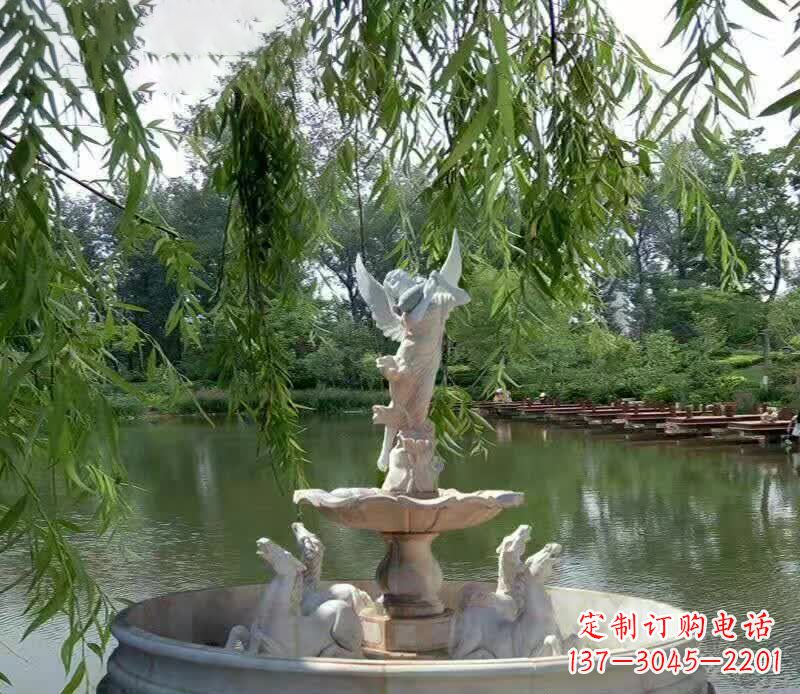 合肥公园天使景观石雕