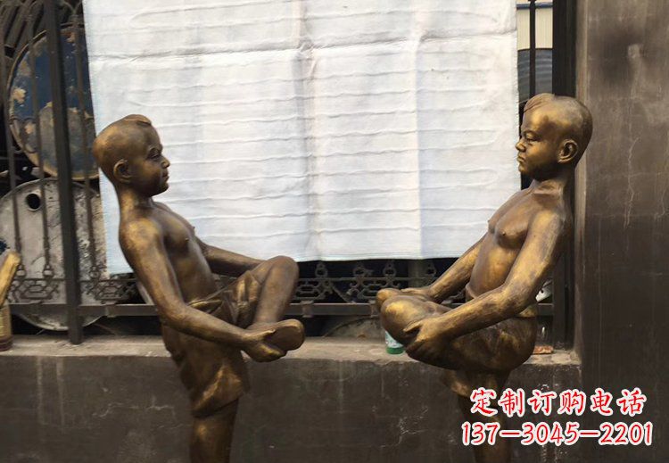 合肥公园铜雕童年精美儿童雕塑