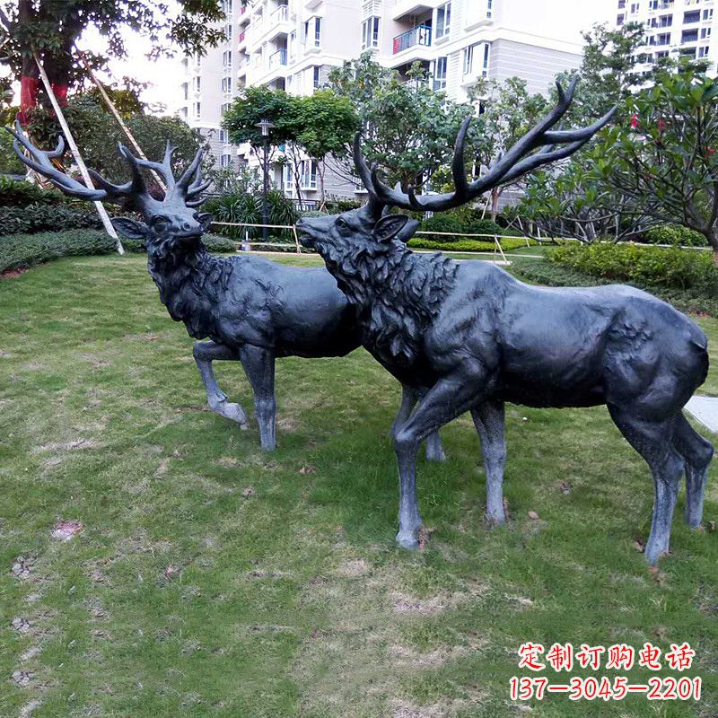 合肥自然风格动物铜雕塑