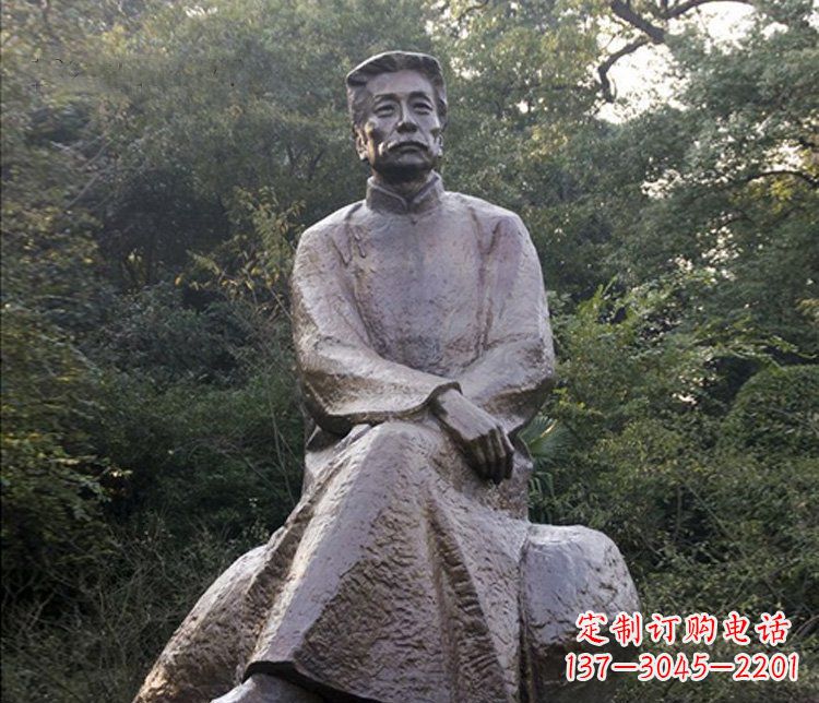 合肥高贵雄伟,全球首创,鲁迅人物铜雕塑