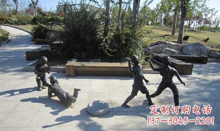 合肥精美铜制儿童雕塑