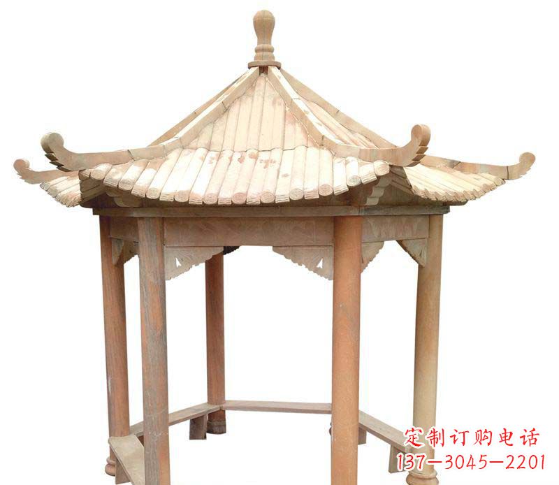 合肥精美六角凉亭雕塑