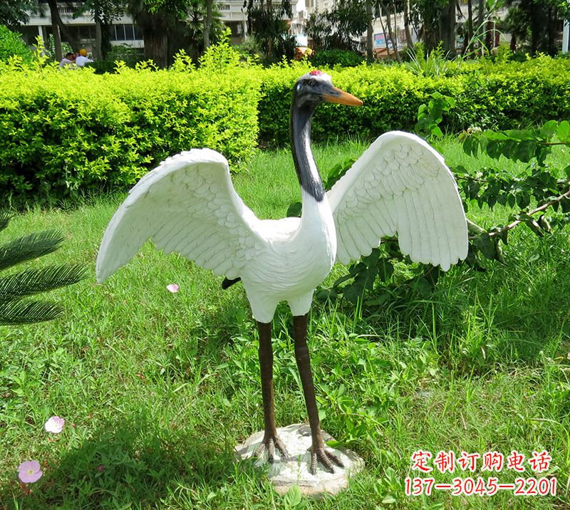 合肥中领雕塑精美的仙鹤雕塑