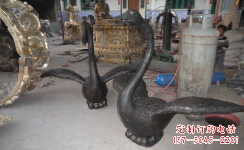 合肥汇聚灵性的仙鹤塑像
