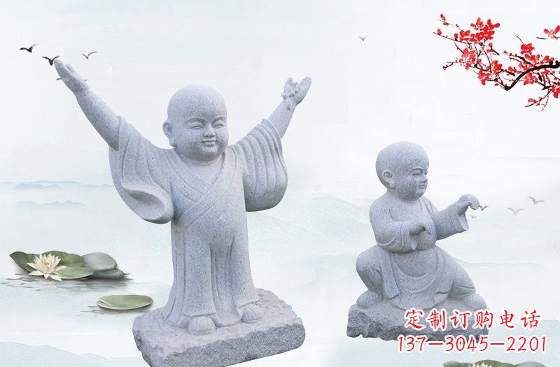 合肥中领雕塑精美的和尚石雕