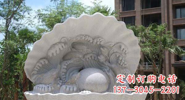 合肥城市公园小区经典喷泉石雕