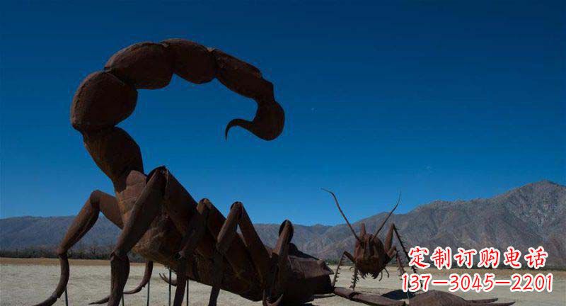 合肥中领雕塑精美铜雕蝎子雕塑