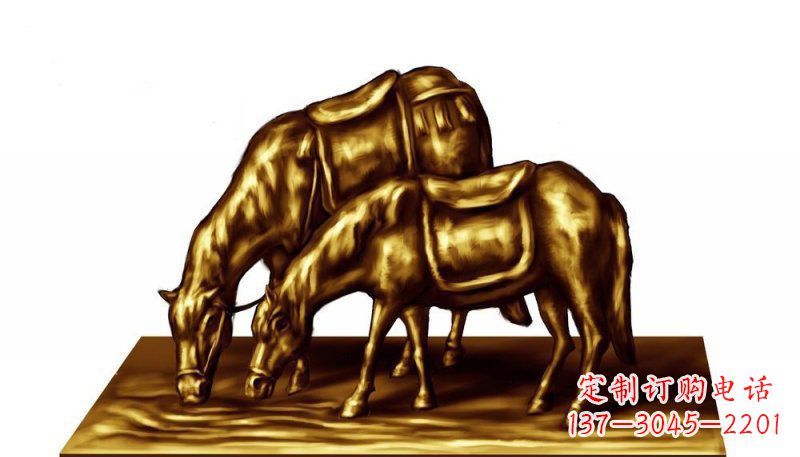 合肥中领雕塑精美铜制动物雕塑