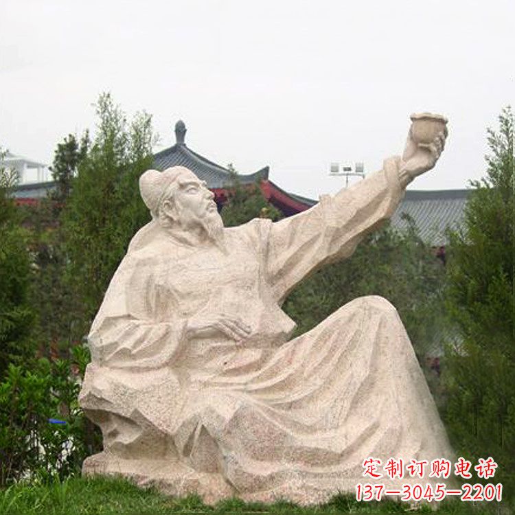 合肥以李白石雕彰显高雅艺术