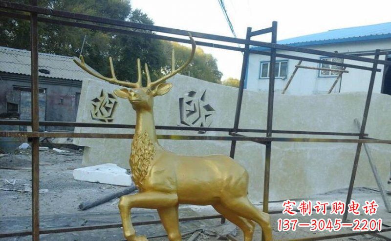合肥室内外羚羊铜雕艺术品