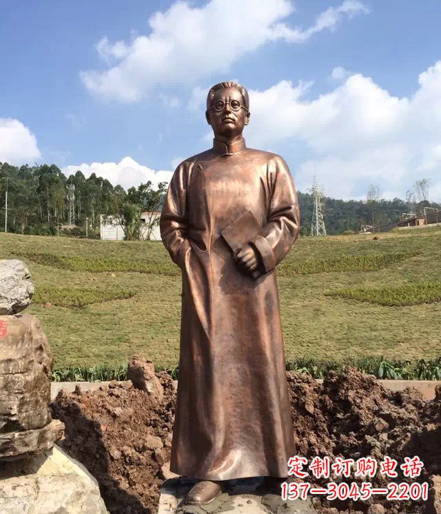 合肥陶行知雕塑珍贵的纪念收藏品