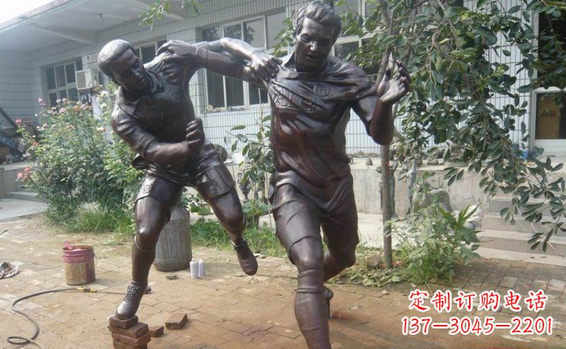 合肥领雕塑卓越的足球雕塑技艺