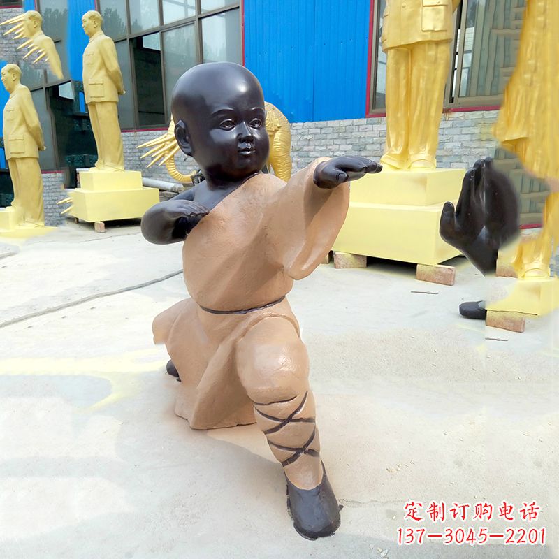 合肥传承传统文化的绝佳礼品——“功夫小和尚”雕塑