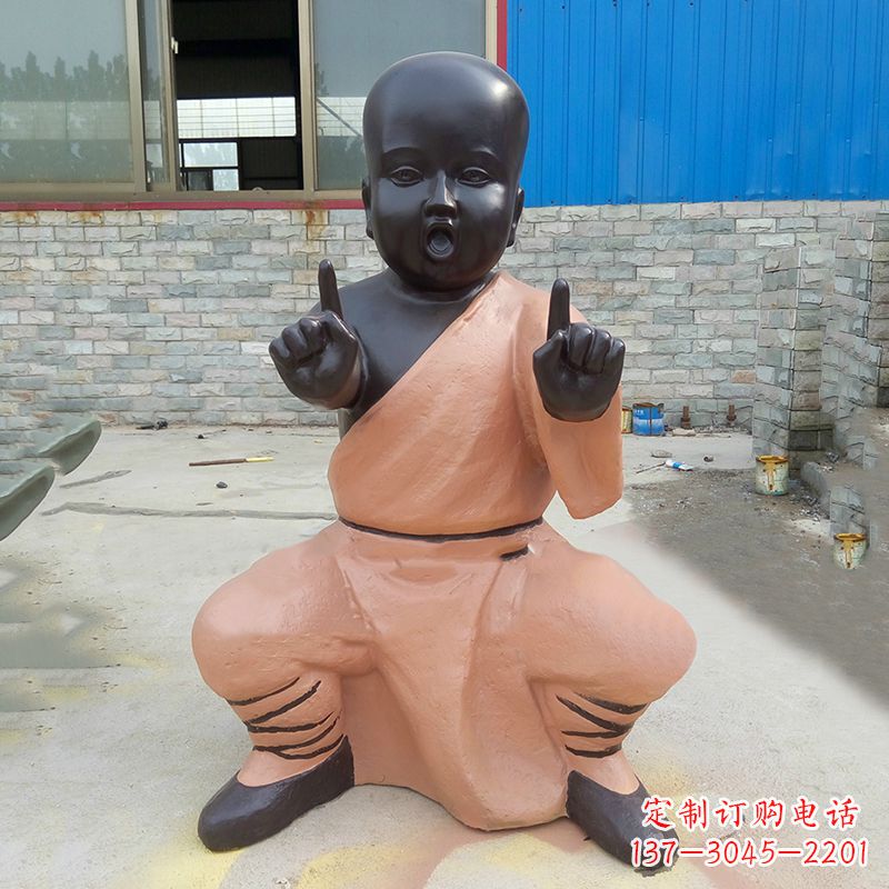合肥铜雕功夫小和尚