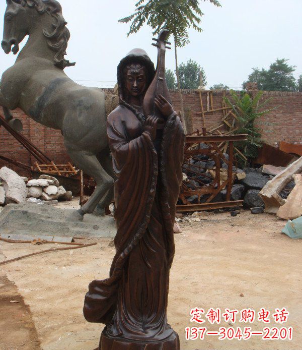 合肥中领雕塑丝滑美女铜雕