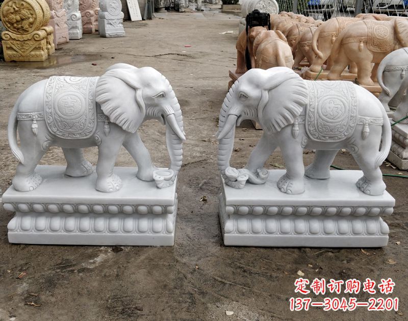 合肥传统古老工艺大象雕塑