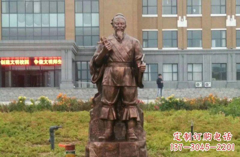 合肥传承古代名人铜雕——鲁班雕像