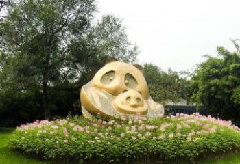 合肥熊猫雕塑 － 令公园增添无限活力