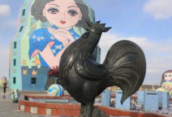 合肥艺术精美的公鸡雕塑