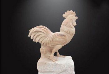 合肥公园动物公鸡石雕