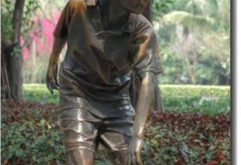 合肥产品名称青春活力的男孩铜雕