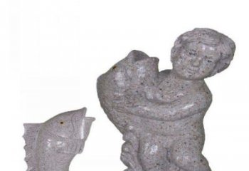 合肥飘洒雕塑——公园景观石雕鱼喷泉