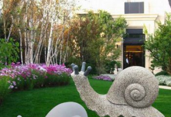 合肥蜗牛雕塑——精致的艺术礼物
