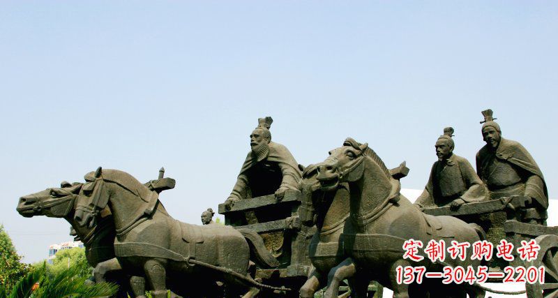 合肥中领雕塑--尊贵马车雕塑