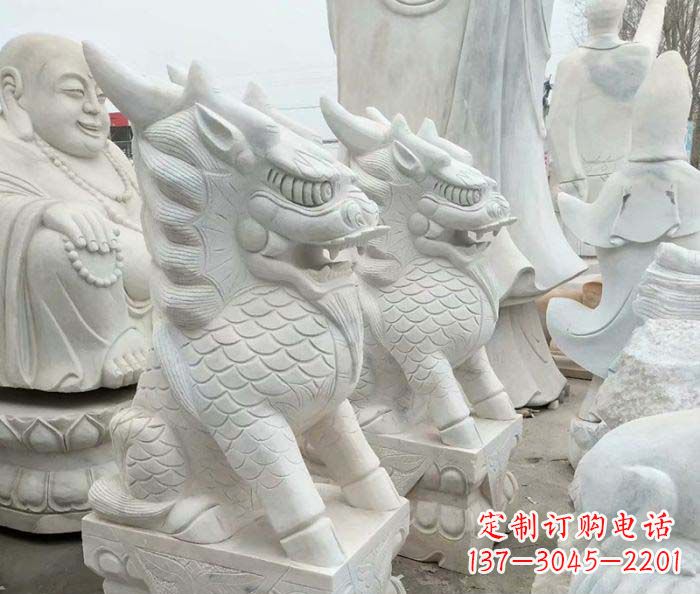 合肥中领雕塑麒麟石雕:传承古典韵味