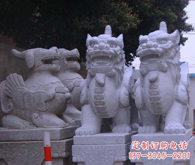 合肥古典独角兽石雕