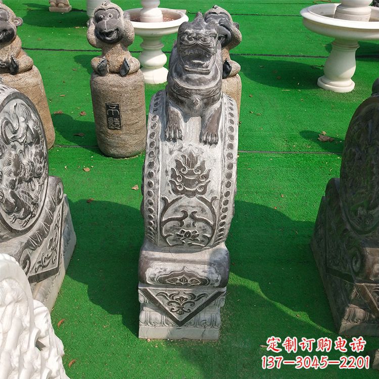 合肥古代石雕狮子门墩