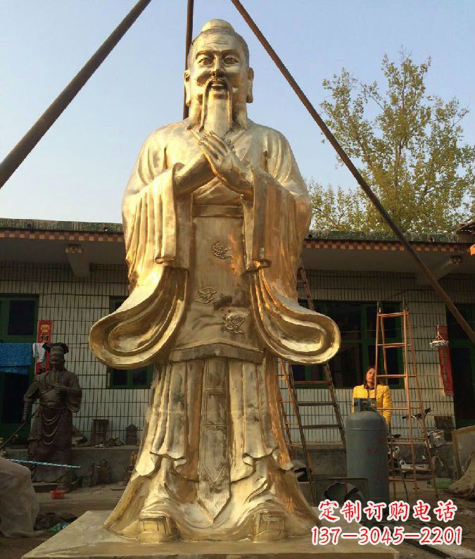 合肥孔子铜雕--象征传统智慧的艺术