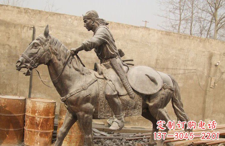 合肥古代战马铜雕塑,为您定制灵动雄壮的艺术品