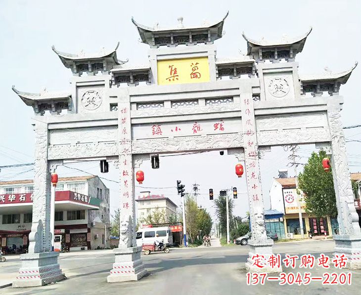 合肥牌坊雕塑:传承古典文化,新的艺术精粹