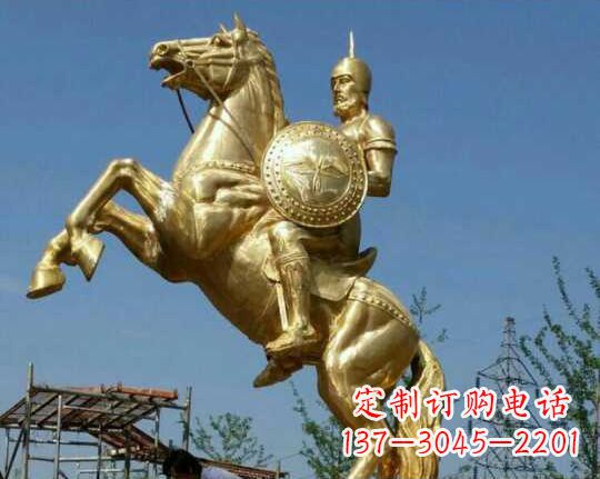 合肥古罗马战士骑马铜雕
