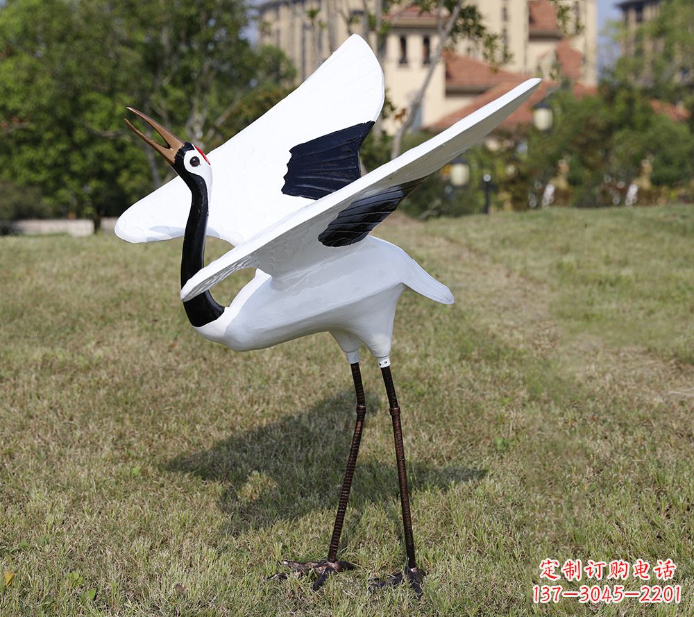 合肥古人仙鹤雕塑