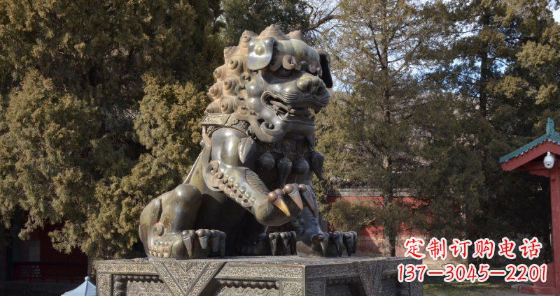 合肥故宫青铜狮子雕塑