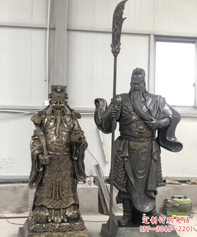 合肥海量关公雕塑把财神收入囊中!