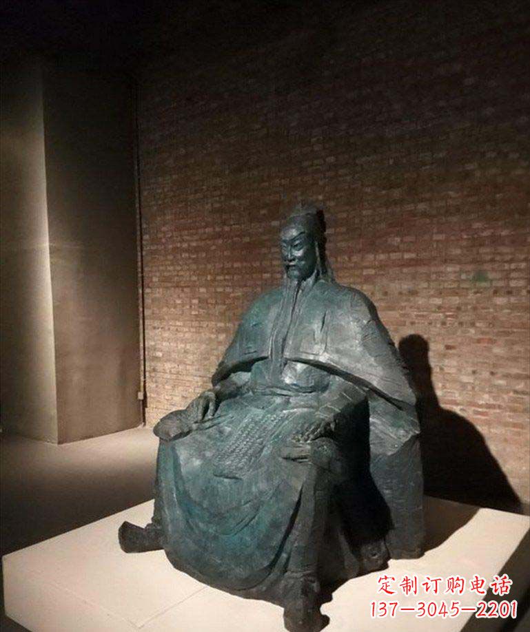 合肥古典御守关公铜雕